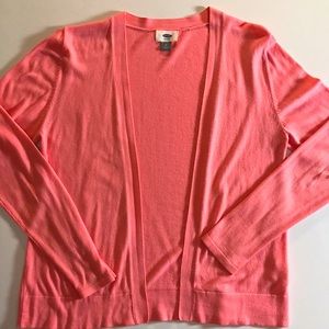 M OLD NAVY Women’s Pink Long Sleeve Open Cardigan,Sweater